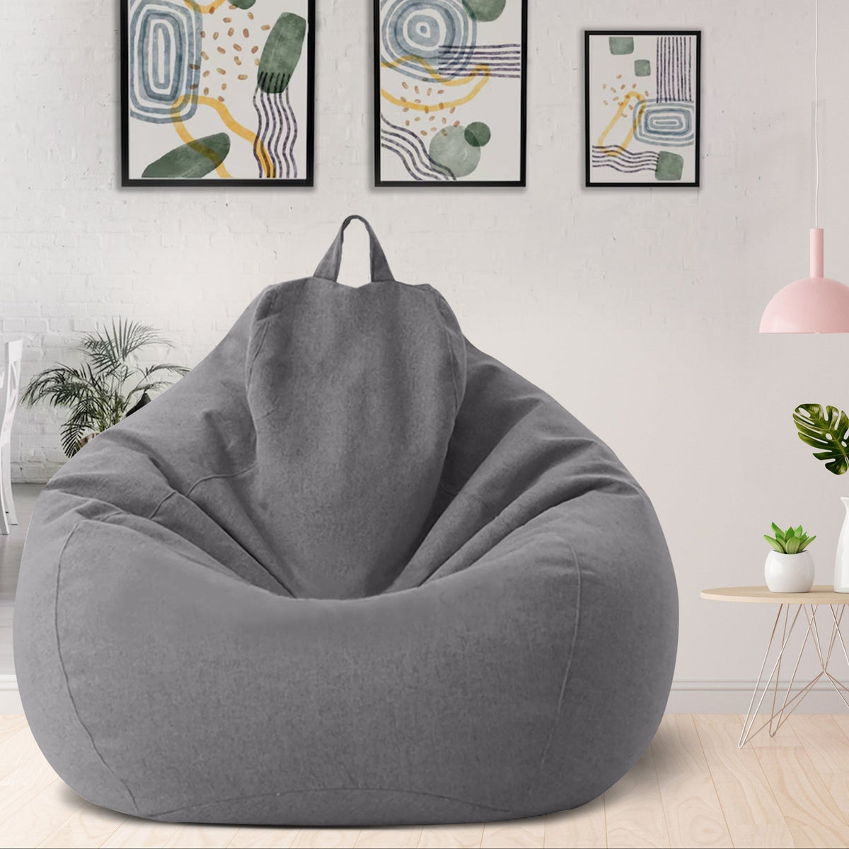 Premium Polyester Zitzak Cover – Ergonomisch Ontwerp, Afneembaar & Wasbaar