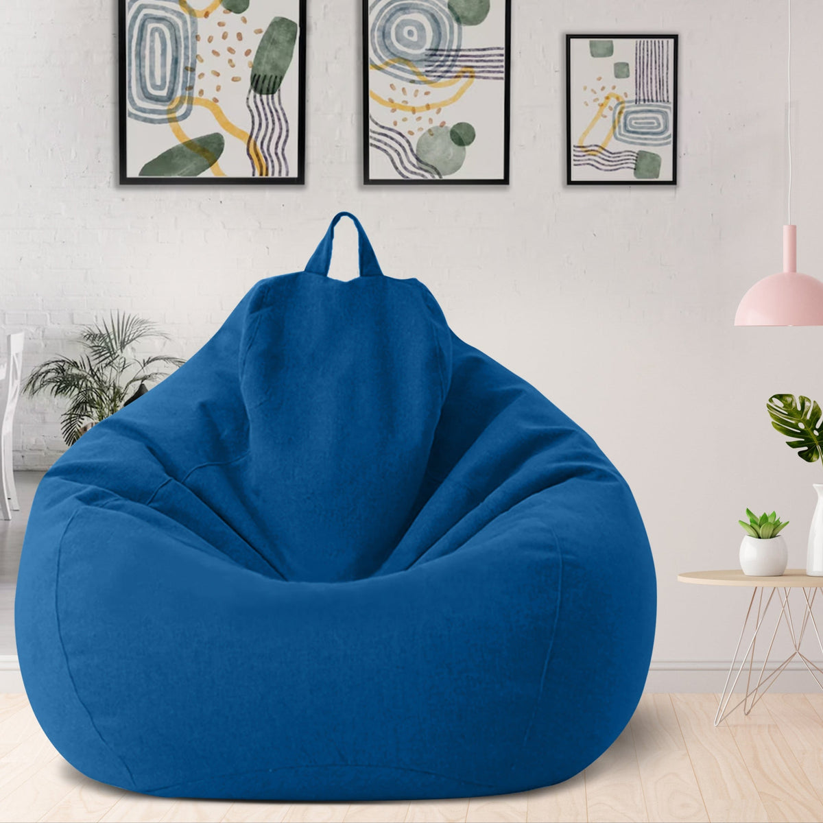 Premium Polyester Zitzak Cover – Ergonomisch Ontwerp, Afneembaar & Wasbaar