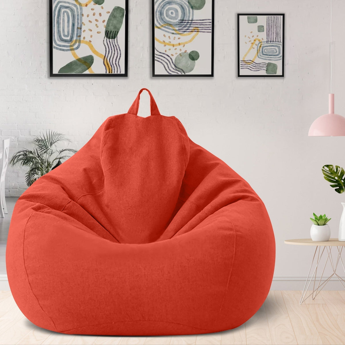 Premium Polyester Zitzak Cover – Ergonomisch Ontwerp, Afneembaar & Wasbaar