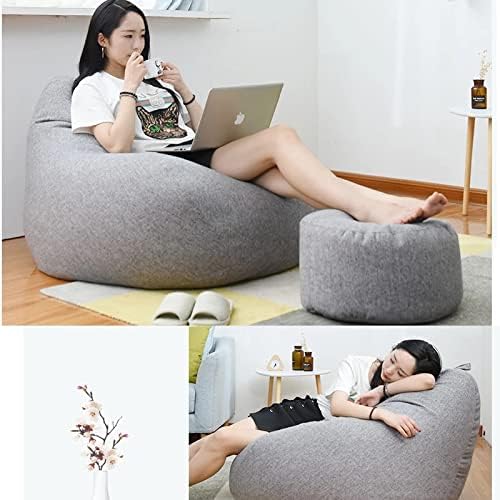 Premium Polyester Zitzak Cover – Ergonomisch Ontwerp, Afneembaar & Wasbaar
