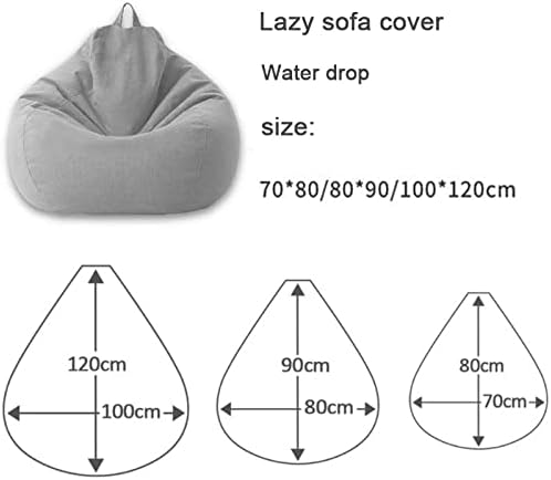 Premium Polyester Zitzak Cover – Ergonomisch Ontwerp, Afneembaar & Wasbaar