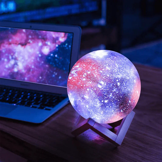 SterrenGlans Galaxy Lamp – LED Nachtlampje met Touch Bediening