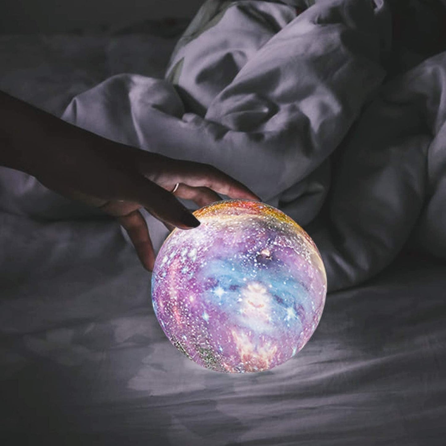 SterrenGlans Galaxy Lamp – LED Nachtlampje met Touch Bediening