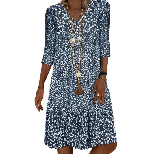 LumaJurk – Comfortabele Damesjurk met Tijdloze Snit van Katoen