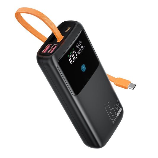 VoltMate Pro 65W – Slimme Multilaad Powerbank met Touch Display
