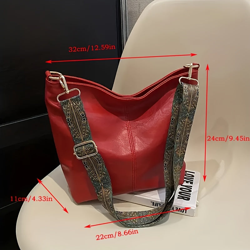 CityPure PU Messengerbag – Witte Stedelijke Schoudertas met Ritssluiting