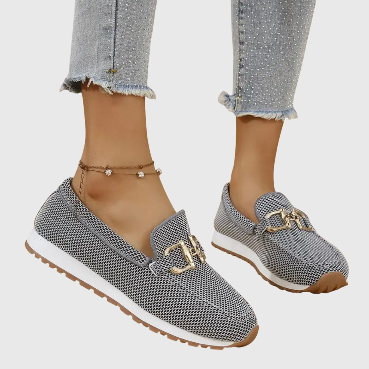 Dames Comfort Loafer Sneakers met Antislipzool en Lichtgewicht