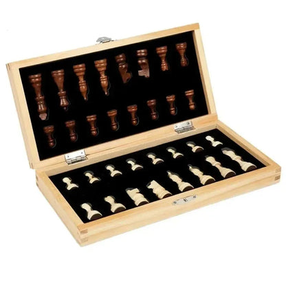 Magnetisch Houten Schaakbord Opvouwbaar – 3 Maten