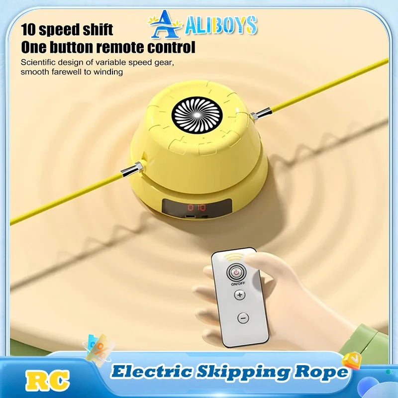 Slimme Elektronische Springtouwmachine – Interactief Cardio Fitnessapparaat voor Gezin en Kinderen