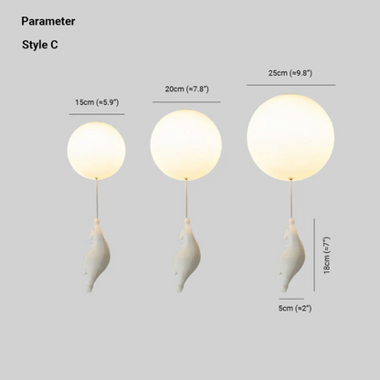 Fateh Taklampor Pendellampor Björn Ballon