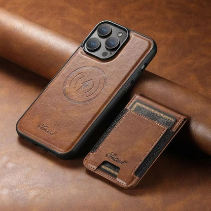 LuxCase Leren Telefoonhoes met Kaartsleuf en Standaard – Geschikt voor iPhone