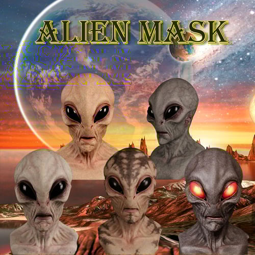 Realistisch Alien Masker – Latex en Siliconen Halloween Masker voor Cosplay en Feesten