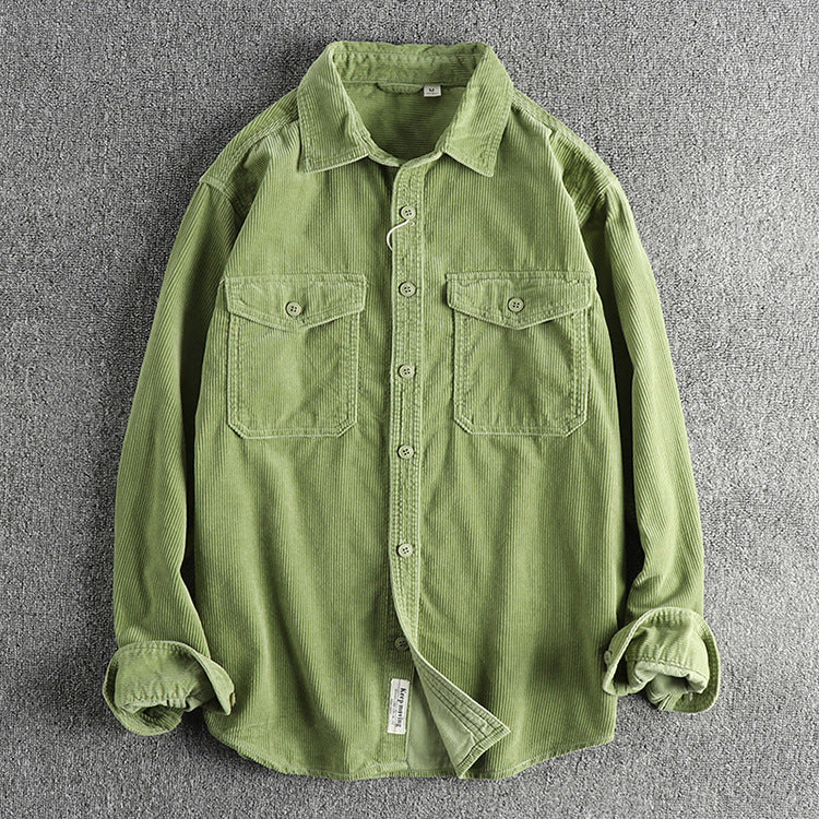 RetroRib Corduroy Shirt van katoen met losse pasvorm