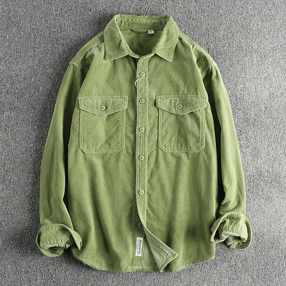 RetroRib Corduroy Shirt van katoen met losse pasvorm