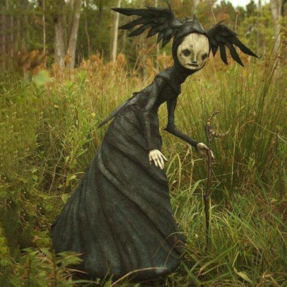 DarkWitch Beeldjes – Duistere Resin Heksenbeeldjes voor Halloween & Gotische Decoratie