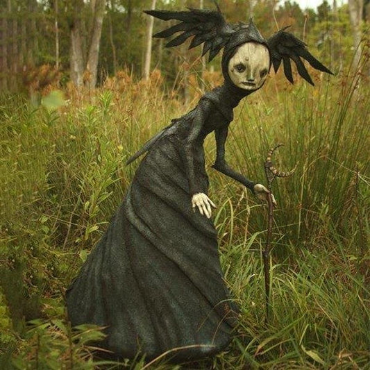 DarkWitch Beeldjes – Duistere Resin Heksenbeeldjes voor Halloween & Gotische Decoratie