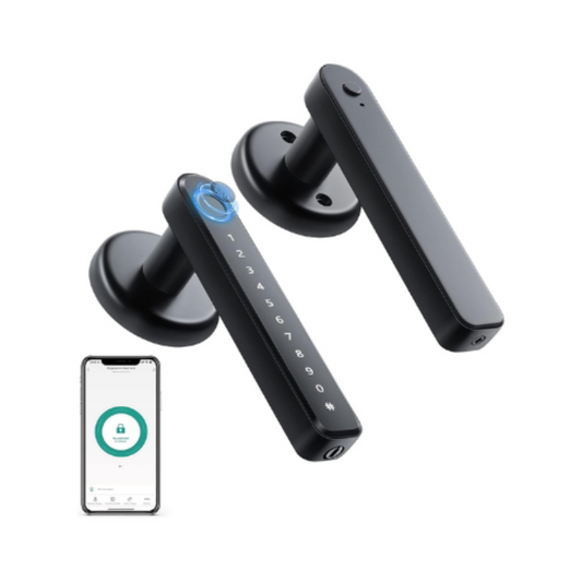VeiligGrip Slim Deurslot met Vingerafdruk en Smartphonebediening