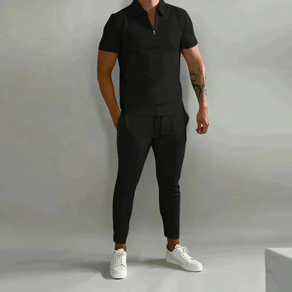 Heren Casual Overhemd en Broek Set Comfortabele Pasvorm