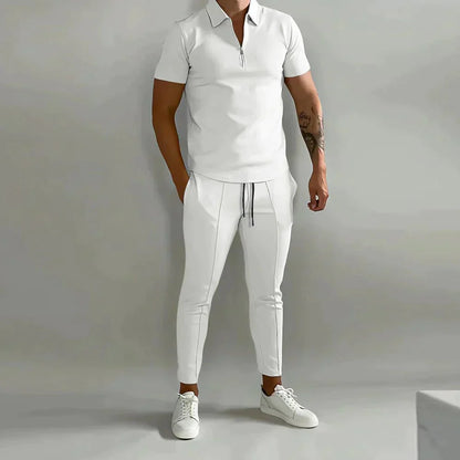Heren Casual Overhemd en Broek Set Comfortabele Pasvorm