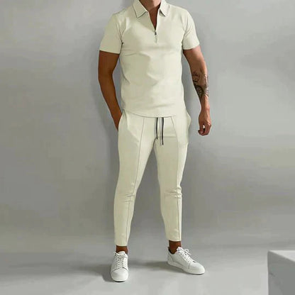 Heren Casual Overhemd en Broek Set Comfortabele Pasvorm