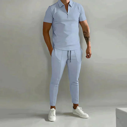 Heren Casual Overhemd en Broek Set Comfortabele Pasvorm