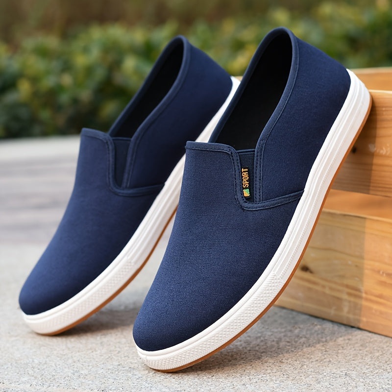 Heren Sneakers FlexStep – Ademende Slip-On Loafers met Elastische Band