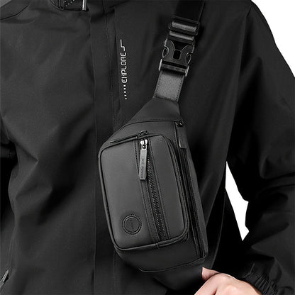 Heren Heuptas MotionGear – Multifunctionele Crossbody Tas met Verstelbare Riem