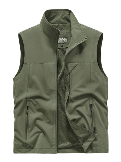 Heren Sportvest – Lichtgewicht & Ademend – Mouwloos – Outdoor & Wandelen