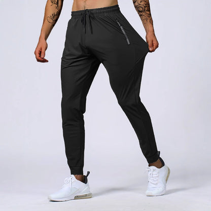 Heren Joggingbroek – Ademend & Stretch – Met Ritssluiting en Trekkoord