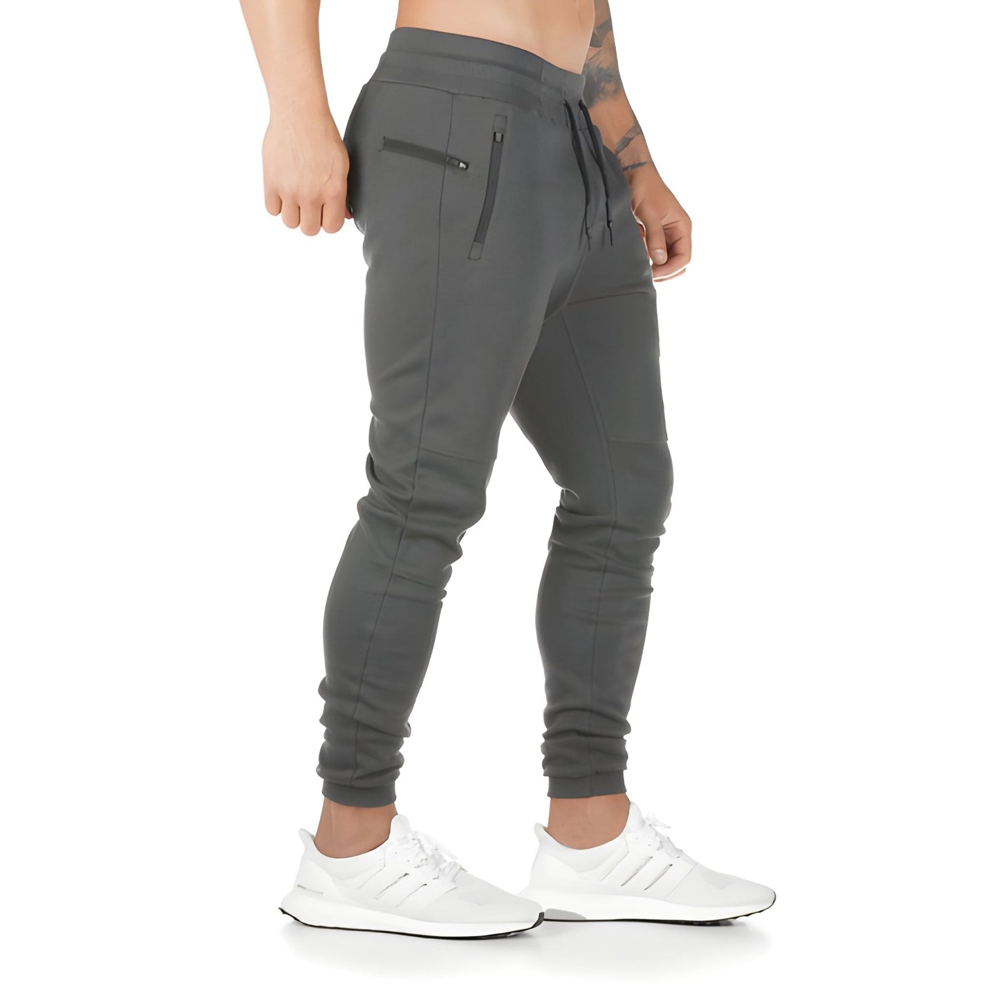 Heren Joggingbroek AirFlex – Lichtgewicht Sportbroek met Ritszakken