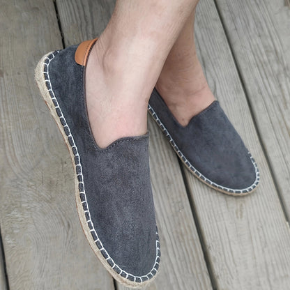 Heren Loafers CanvasLuxe – Handgemaakt, Ademend en Zomers
