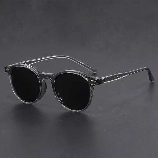 Heren Zonnebril RetroView – Ronde Tortoiseshell Bril met Lichtgewicht Frame