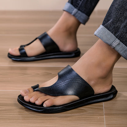 Vintage Heren Slippers – Antislip Zool – Lichtgewicht & Ademend – Casual Zomer Schoenen