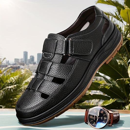 Heren Zomersandalen LeerComfort – Ademend, Antislip en Duurzaam