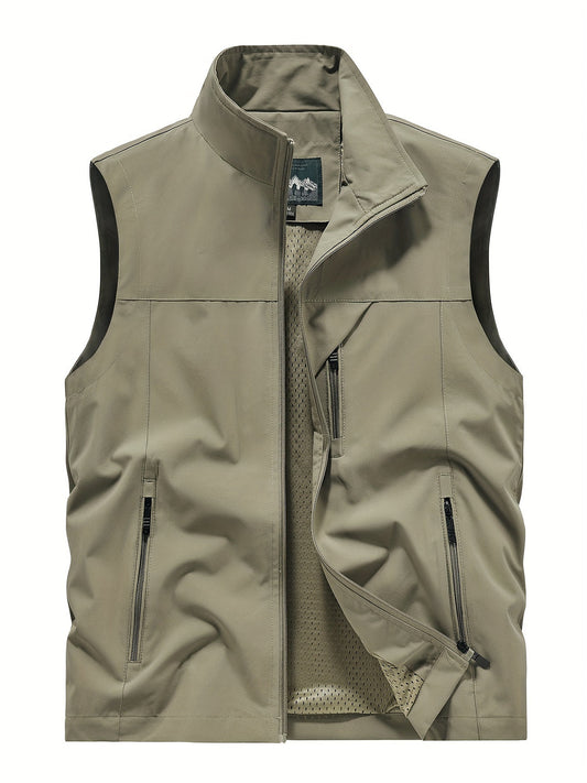 Heren Sportvest – Lichtgewicht & Ademend – Mouwloos – Outdoor & Wandelen
