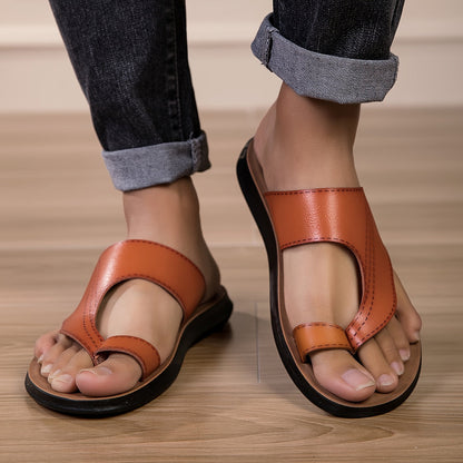 Vintage Heren Slippers – Antislip Zool – Lichtgewicht & Ademend – Casual Zomer Schoenen