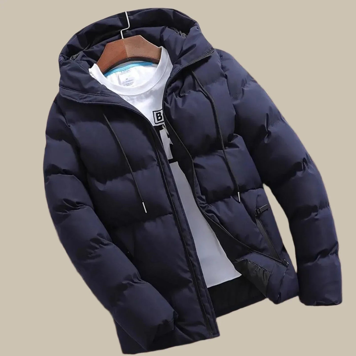 Heren Parka Jas ArcticShield – Waterdichte Gewatteerde Winterjas met Capuchon