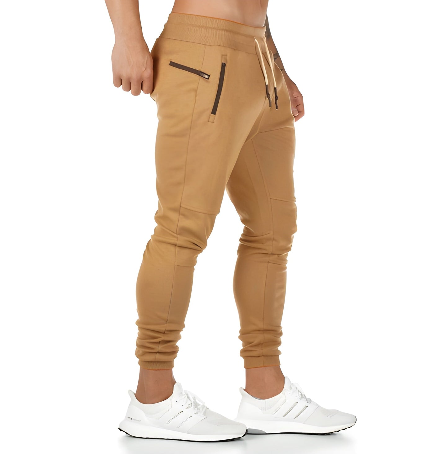 Heren Joggingbroek AirFlex – Lichtgewicht Sportbroek met Ritszakken