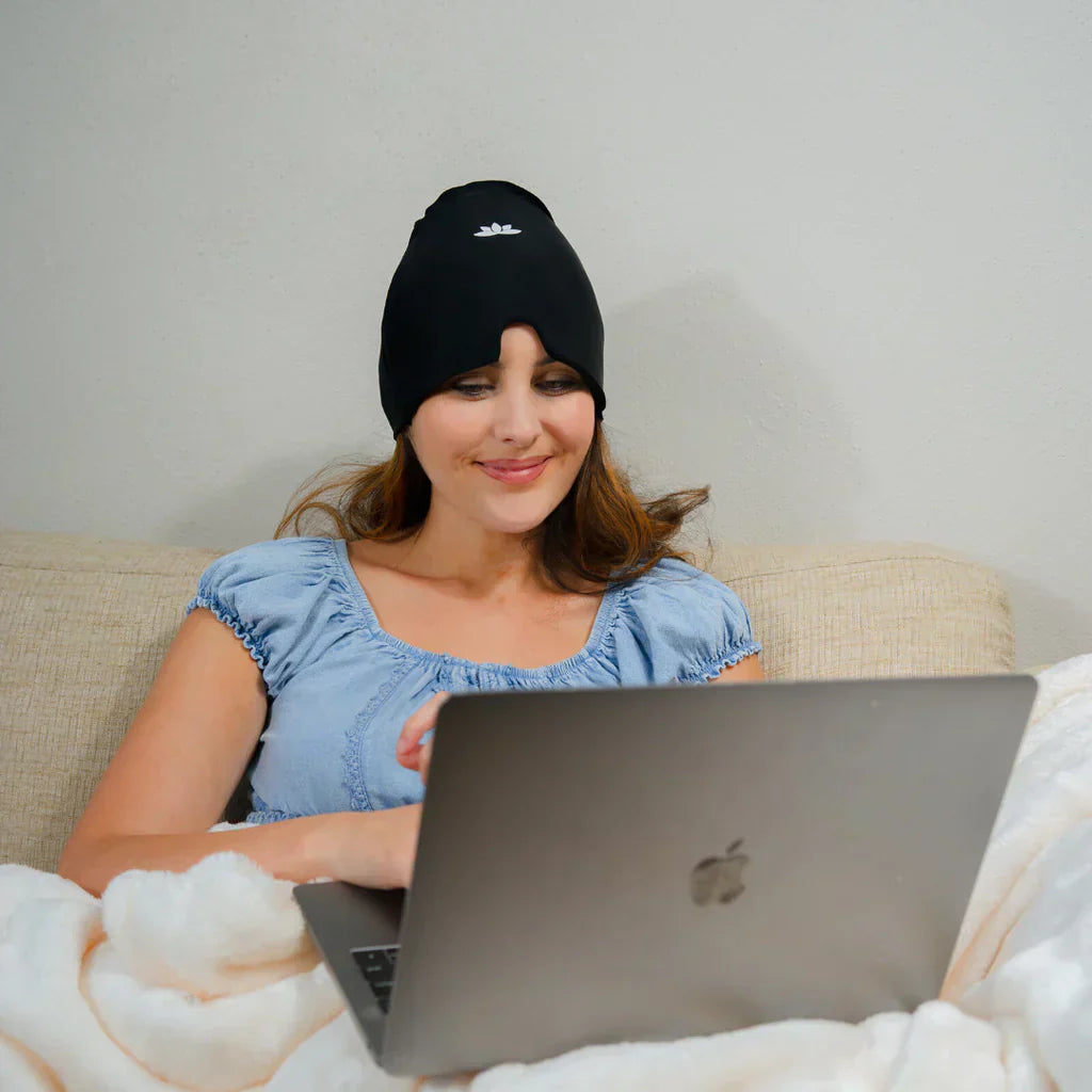 HoofdRelax Warm-Koud Therapie Masker – Verlicht Migraine & Hoofdpijn Direct