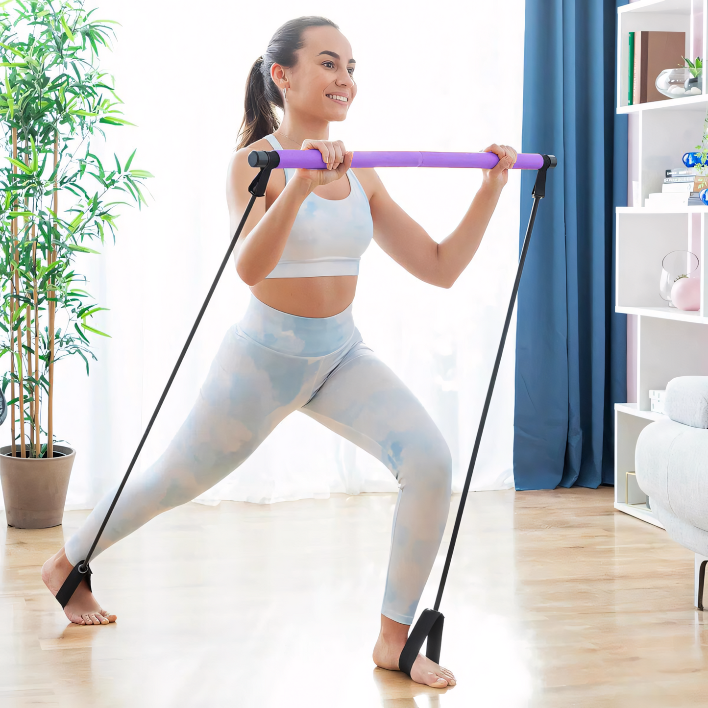 Lichaamsvormer FlexiBar – Pilates Weerstandsstang voor Thuisfitness