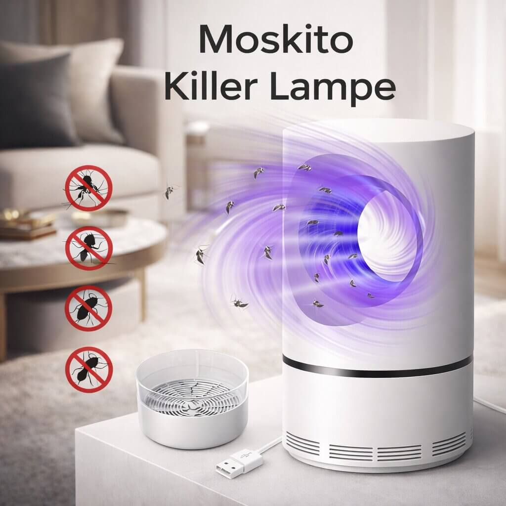 VliegVrij UV Insectenvanger Met USB Opladen