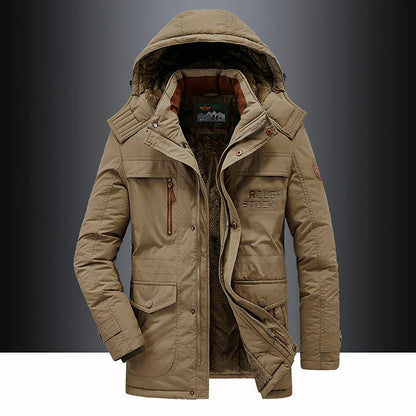Multifunctionele Winterjas – Warme herenjas met capuchon en voering