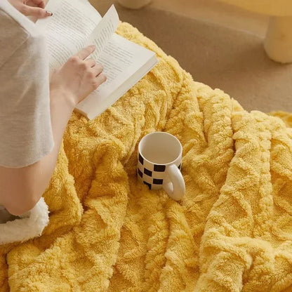 Dikke lamswollen deken voor de winter - WarmWool