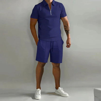 Stijlvolle Tweedelige Polo en Short Zomerset voor Heren