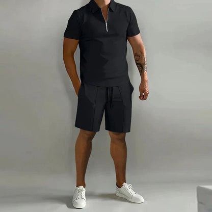Stijlvolle Tweedelige Polo en Short Zomerset voor Heren
