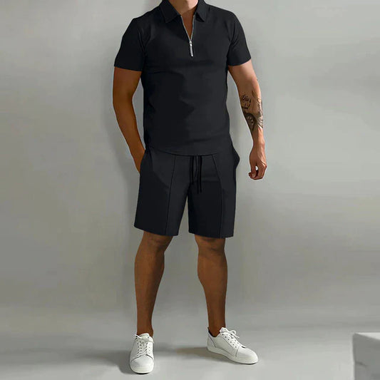 Stijlvolle Tweedelige Polo en Short Zomerset voor Heren