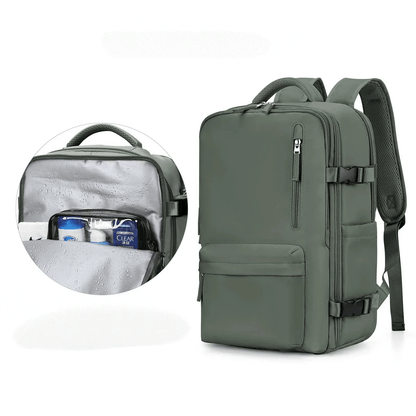 Waterdichte Rugzak met USB Oplaadfunctie en Laptopvak 35L
