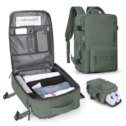 Waterdichte Rugzak met USB Oplaadfunctie en Laptopvak 35L