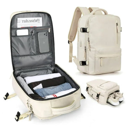 Waterdichte Rugzak met USB Oplaadfunctie en Laptopvak 35L