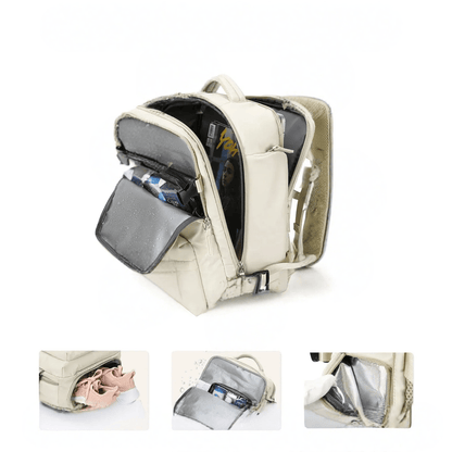 Waterdichte Rugzak met USB Oplaadfunctie en Laptopvak 35L